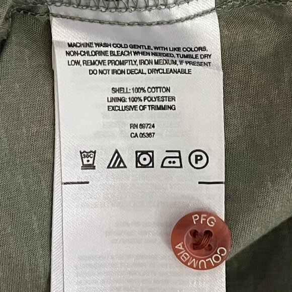 Columbia PFG Shirt Mens L All Over Fish Print Performance Fishing Vented Trout - Picture 9 of 13